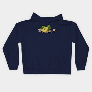 no camping! Kids Hoodie